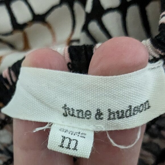 Women's "June & Hudson" Brown Tank Maxi Dress; Adjustable Straps; Smocked Size M - Picture 3 of 6